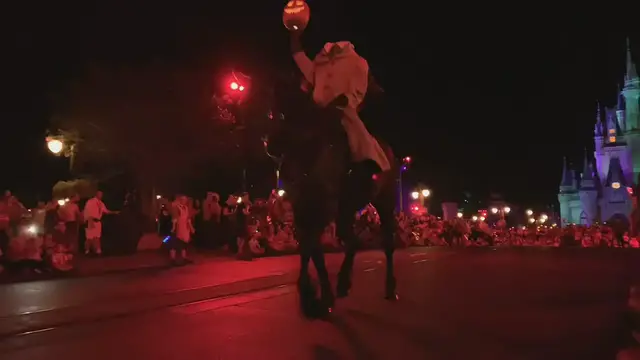 'Video thumbnail for The Headless Horseman at Mickey’s Not So Scary Halloween Party'