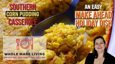 'Video thumbnail for Southern Corn Pudding Casserole #corn #casserole #cooking #recipe'