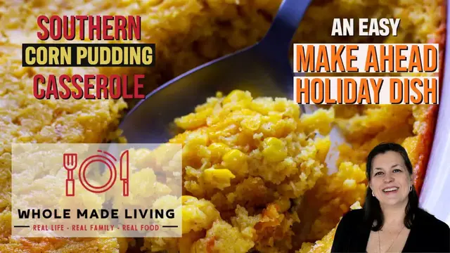 'Video thumbnail for Southern Corn Pudding Casserole #corn #casserole #cooking #recipe'