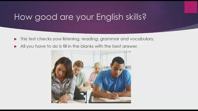 Video thumbnail for Test Your English:  Quiz Two