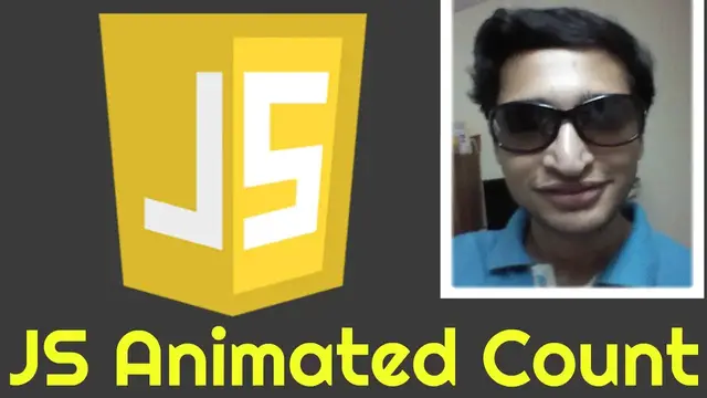Video thumbnail for Javascript Modern Animated Counter in HTML5  and CSS3