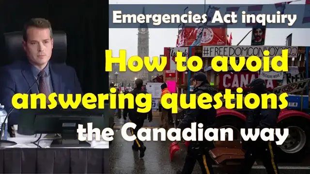 Video thumbnail for Emergencies Act inquiry: How to avoid answering questions the Canadian way