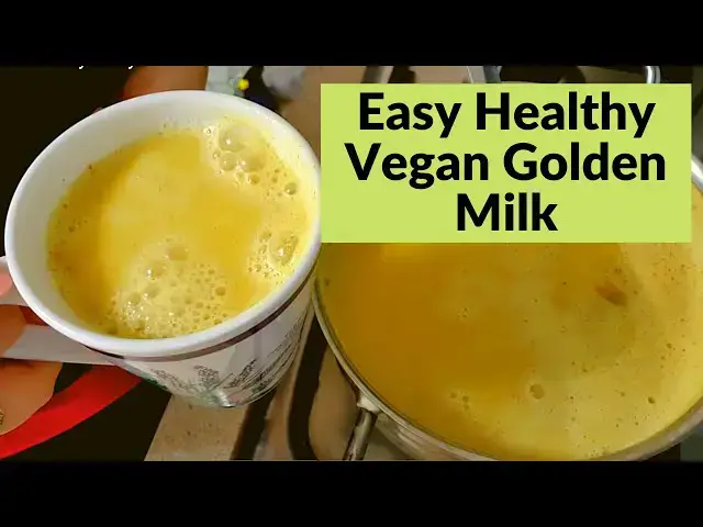 Video thumbnail for Vegan Healthy Easy Golden Milk | Turmeric Milk | Better Topics