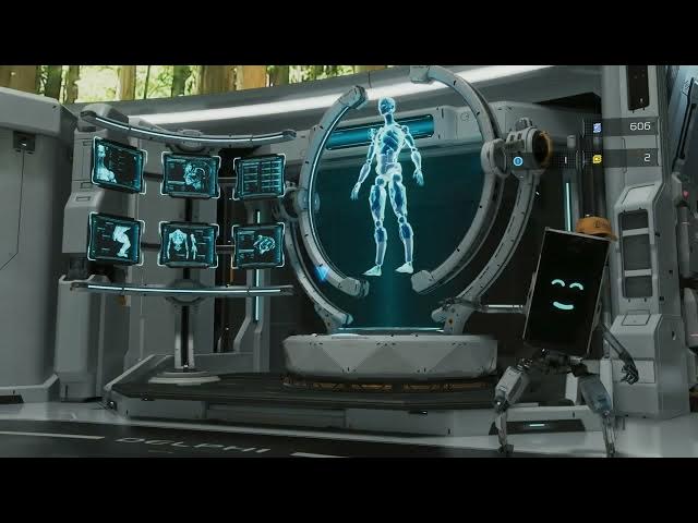 Video thumbnail for Pragmata - Shelter: Cabin Service Shop (Stamp Club, Bot Database, Jukebox) Talk To Diana About Dice