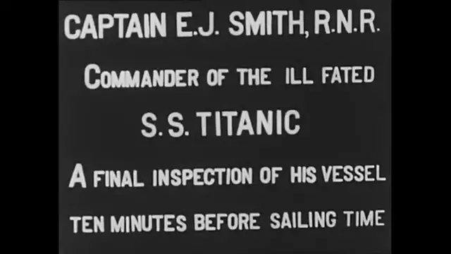 Video thumbnail for 1912 Film of Captain Smith and the Titanic