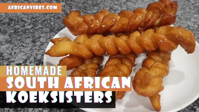 Video thumbnail for Homemade South African Koeksisters - African Vibes #shorts
