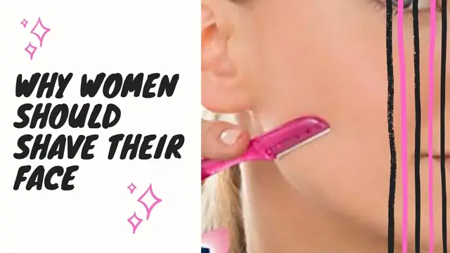 'Video thumbnail for Woman face shaving|Advantages of face shaving with a razor'