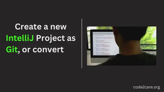Video thumbnail for Create a new IntelliJ Project as a Git repo, or convert an existing one