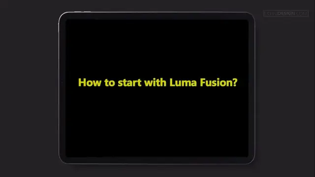 Video thumbnail for How to start with LumaFusion? Beginners Tutorials