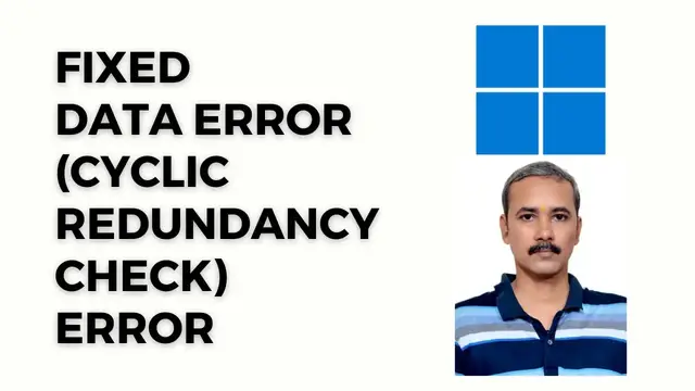 Video thumbnail for Fix Data Error (Cyclic Redundancy Check) Error on Windows 11