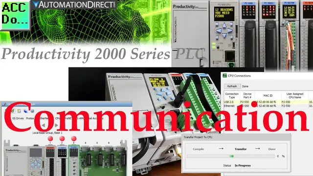 Video thumbnail for Productivity 2000 Series PLC Communication