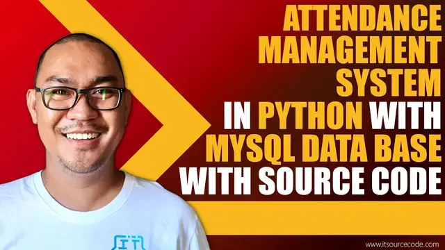 Video thumbnail for Attendance Management System In Python With MySQL Database | Python Project with Source Code