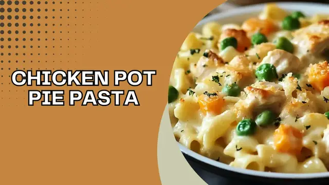 Video thumbnail for Chicken Pot Pie Pasta