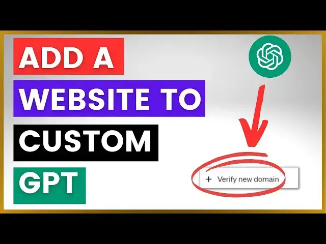 Video thumbnail for How To Add Your Website To GPT In ChatGPT? [in 2024]