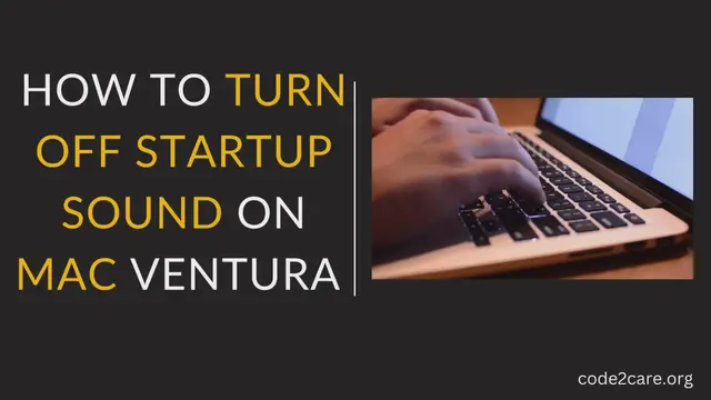 Video thumbnail for How to turn off startup sound on Mac Ventura