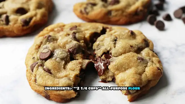 Video thumbnail for Classic Chocolate Chip Cookies