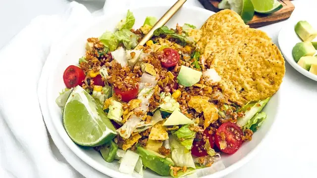 'Video thumbnail for Vegan Cauliflower Taco Salad Recipe'