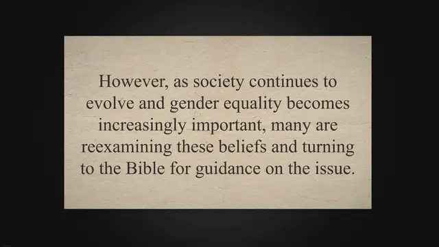 Video thumbnail for Breaking Barriers: Top 10 Bible Verses Supporting Female Pastors in Christianity