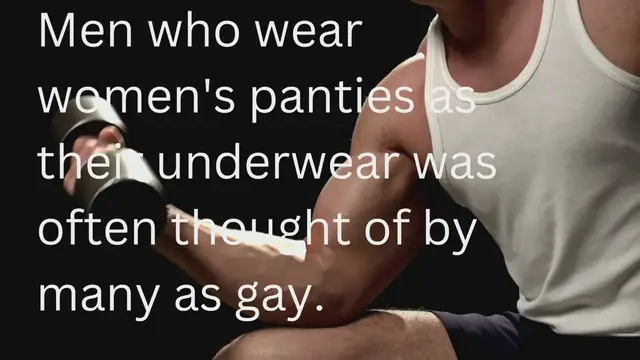 'Video thumbnail for Why do men wear women's panties?'