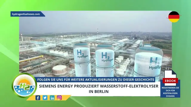 Video thumbnail for [German] Siemens Energy to produce hydrogen electrolyzers in Berlin