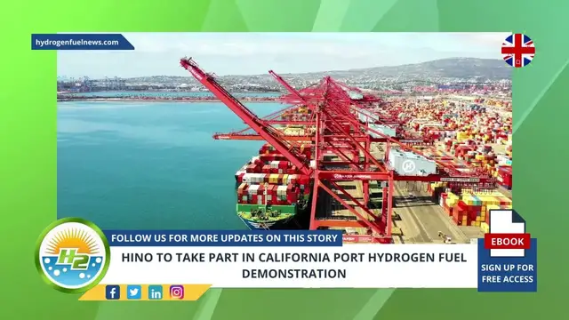 Video thumbnail for Hino to take part in California port hydrogen fuel demonstration