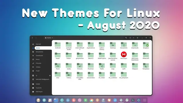 Video thumbnail for Linux themes update - August 2020