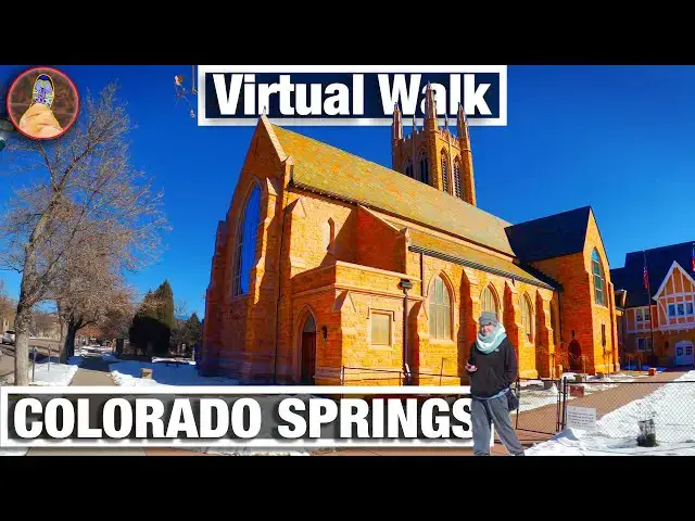 'Video thumbnail for Colorado Springs Walking Tour - Walking Trails for Treadmill - 4K City Walks Virtual Walk'
