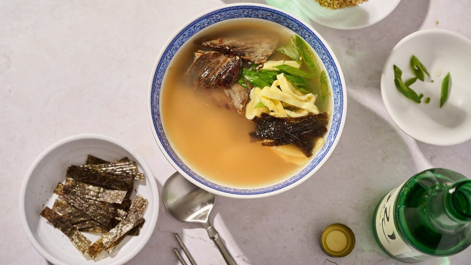 Video thumbnail for Beef Tteokguk (Korean Lunar New Year Soup) Recipe