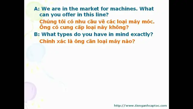 Video thumbnail for English for Trade, Finance, and Bank Unit 07 - Dialogue 003