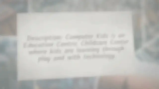 'Video thumbnail for Computer Kids - Houston TX Licensed Center - Child Care Program'
