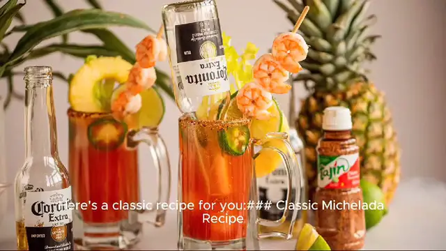 Video thumbnail for michelada recipe