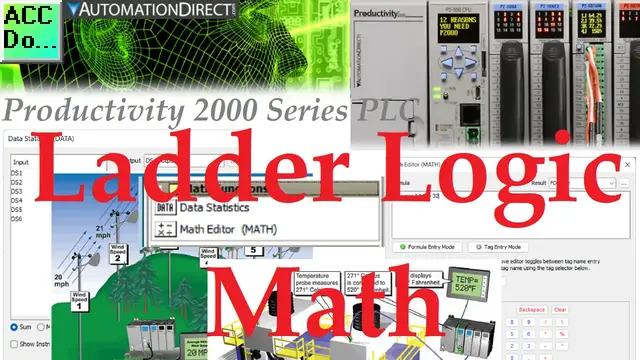 Video thumbnail for Productivity 2000 PLC Ladder Logic Math