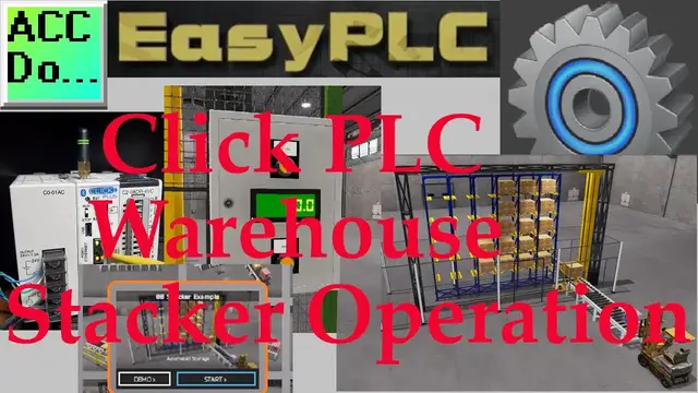 Video thumbnail for Click PLC EasyPLC Warehouse Stacker Operation