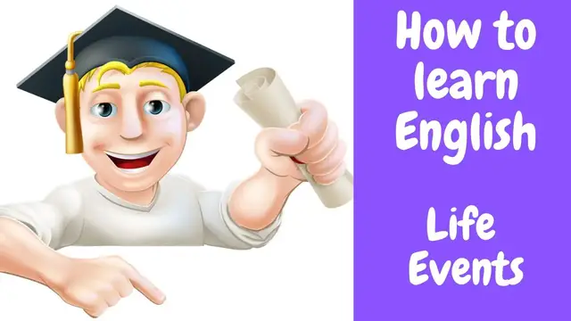 Video thumbnail for How to Learn English:  Talking about Life Events