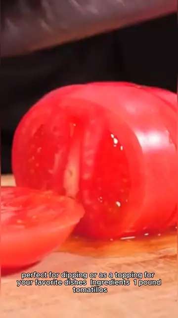 Video thumbnail for tomatillo recipe