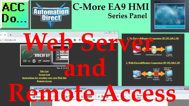 Video thumbnail for C-More EA9 HMI Series Panel Web Server and Remote Access (App)