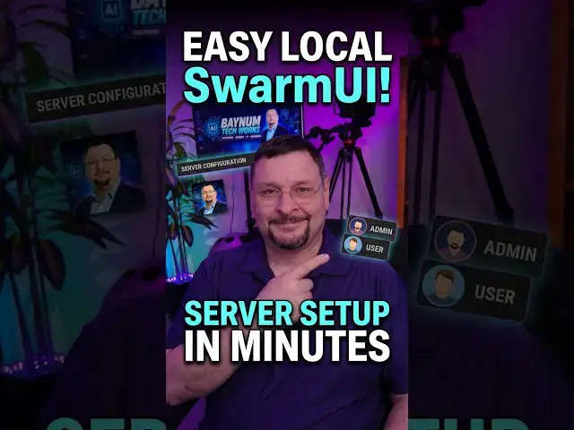 Video thumbnail for Master SwarmUI Server Setup in Minutes #shorts #SwarmUI