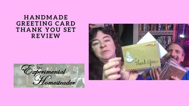 Video thumbnail for Handmade Greeting Card Thank You Set Review