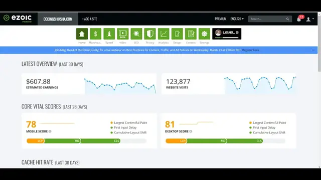 Video thumbnail for EZOIC Ads Blog Website LIVE Google Analytics and Google Search Console Blogging Q/A Session