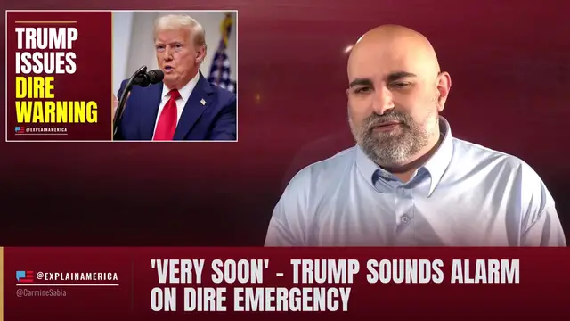 Video thumbnail for 'Very Soon' -Trump Sounds Alarm On Dire EMERGENCY