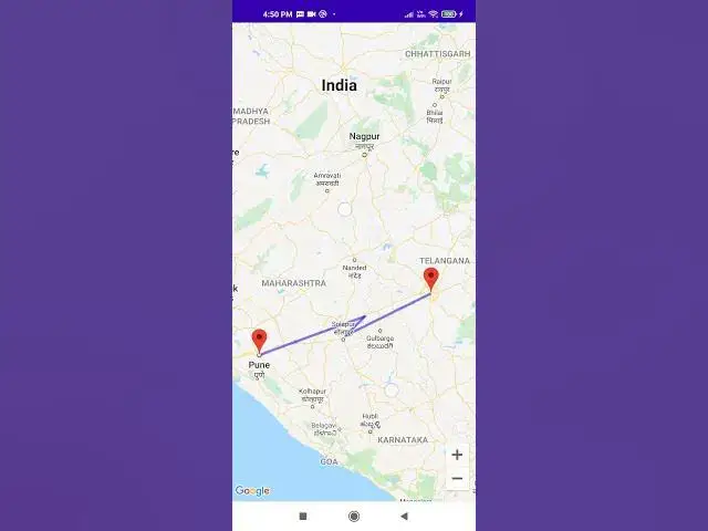 Video thumbnail for #jetpackCompose Draw Polylines between two locations on the Maps