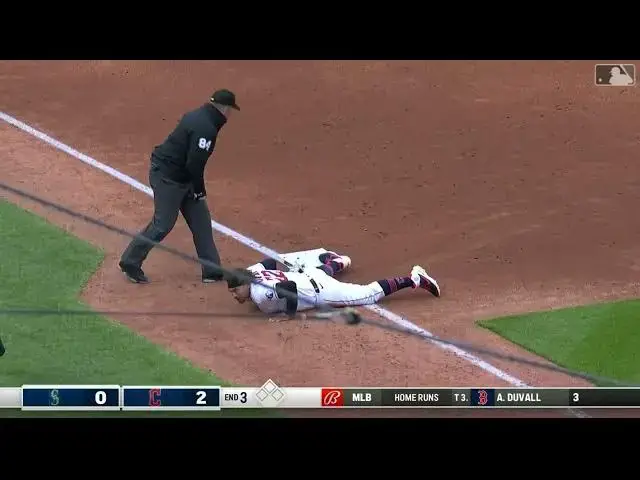 'Video thumbnail for Josh Bell CRANKS a RBI Single, Scoring Amed Rosario! | Cleveland Guardians | 4/7/2023'