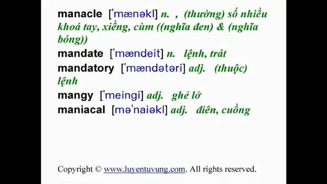 Video thumbnail for Essential Words for the GRE - Lesson 082