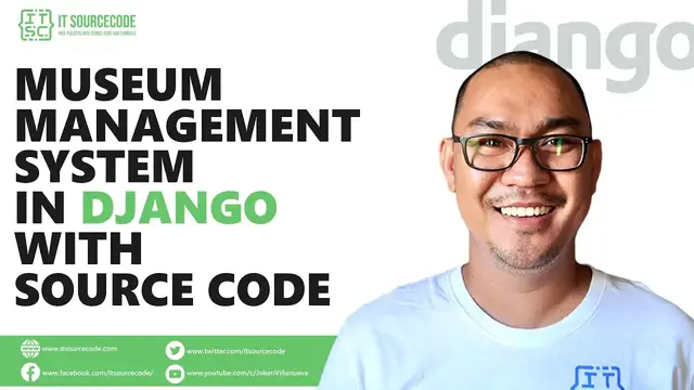 Video thumbnail for Museum Management system in Django with Source Code | Django Projects with Source Code