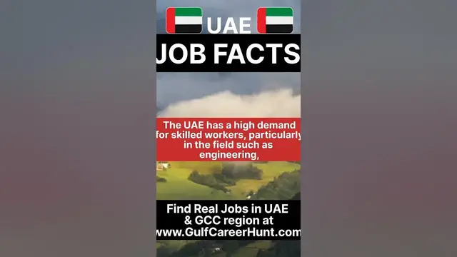Video thumbnail for UAE has a high Demand for Jobs in IT, Engineering and Finance #jobfacts #career #funfacts #shorts