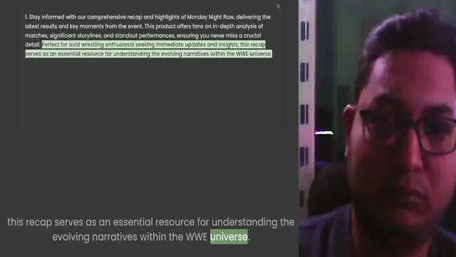 Video thumbnail for 1. Stay informed with our comprehensive recap and highlights of Monday Night Raw, delivering the latest results and key moments from the event. This product offers fans an in-depth analysis of matches, significant storylines, and standout