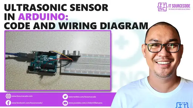 Video thumbnail for Ultrasonic Sensor in Arduino Code and Wiring Diagram | Arduino Projects with Code and Wiring