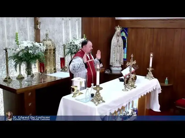 Video thumbnail for Holy Mass from St Edward the Confessor in Tallulah