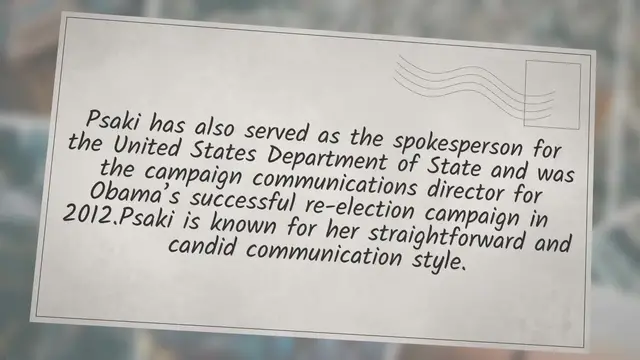 Video thumbnail for Jen Psaki Net Worth, Age, Husband, Daughter, Wiki