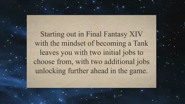 Video thumbnail for Final Fantasy XIV Choosing a Tank Class